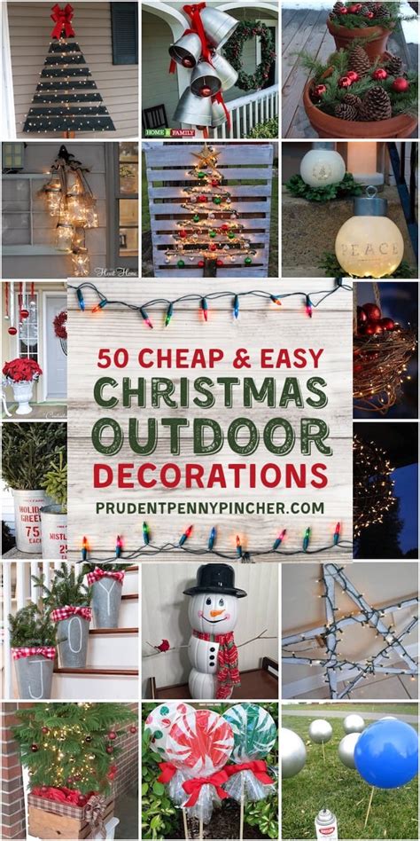 christmas yard decorations diy|inexpensive diy outdoor christmas decorations.